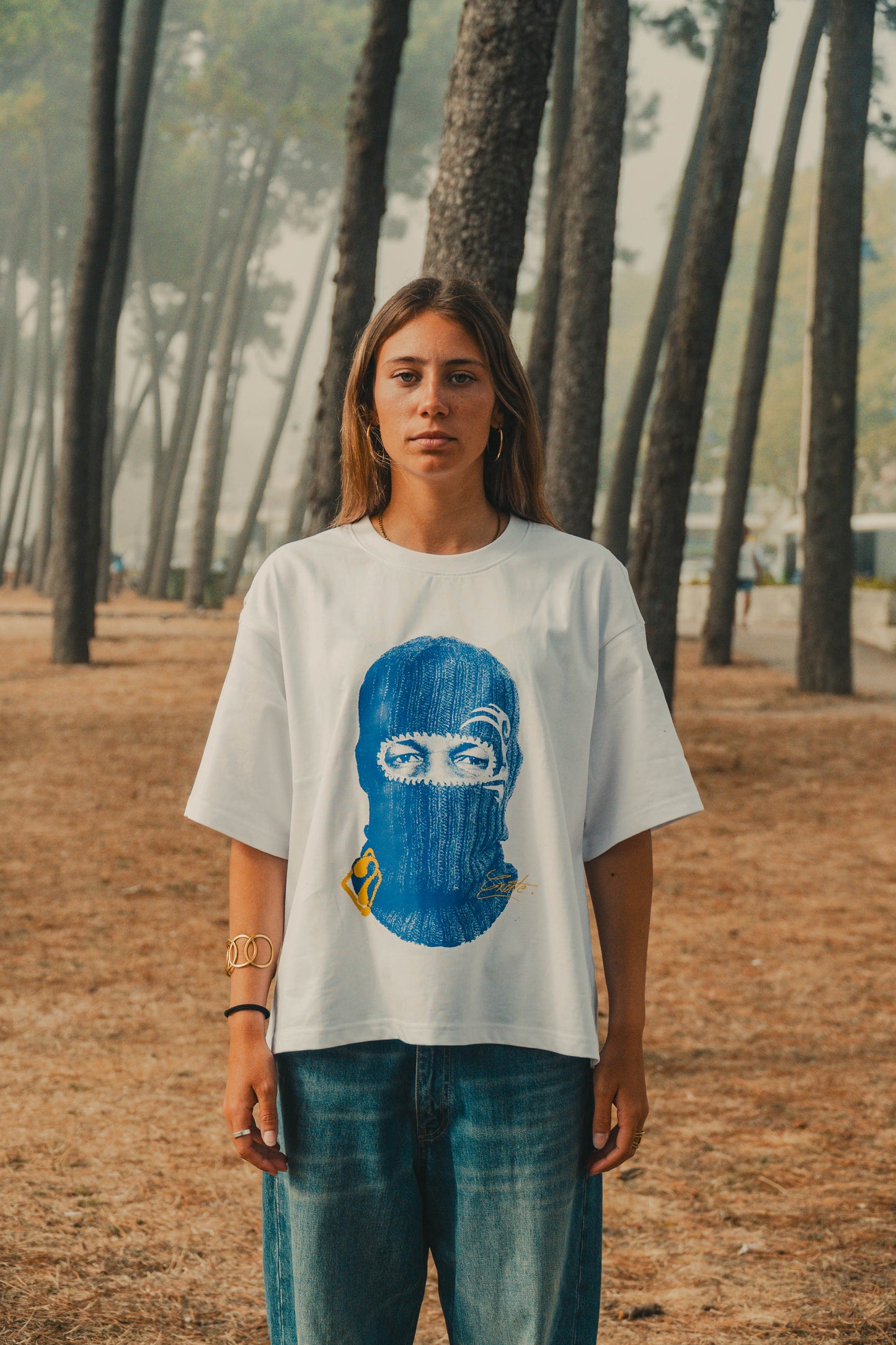 MAD MIKE WHITE BOXY TEE