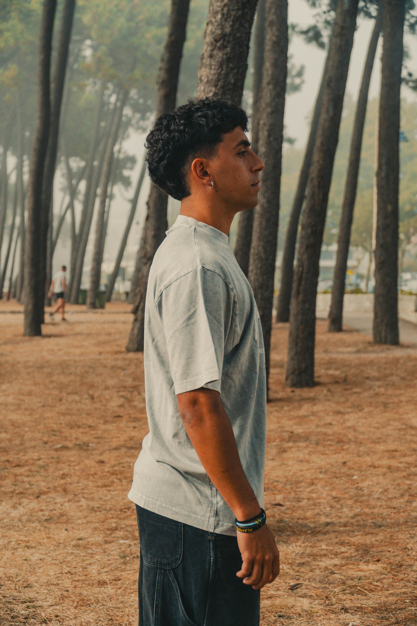 HOOD ELEGANCE GREY TEE