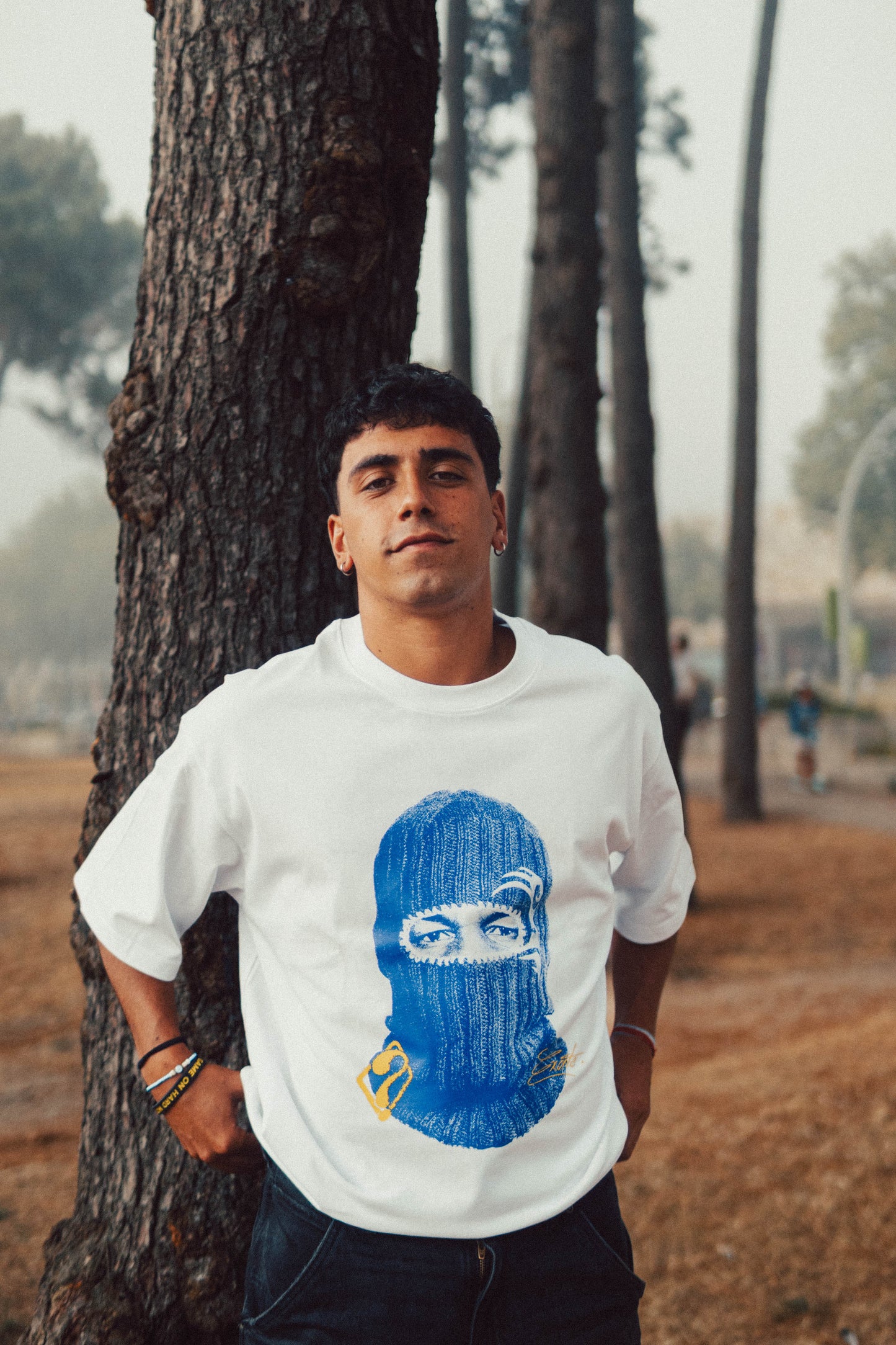 MAD MIKE WHITE BOXY TEE