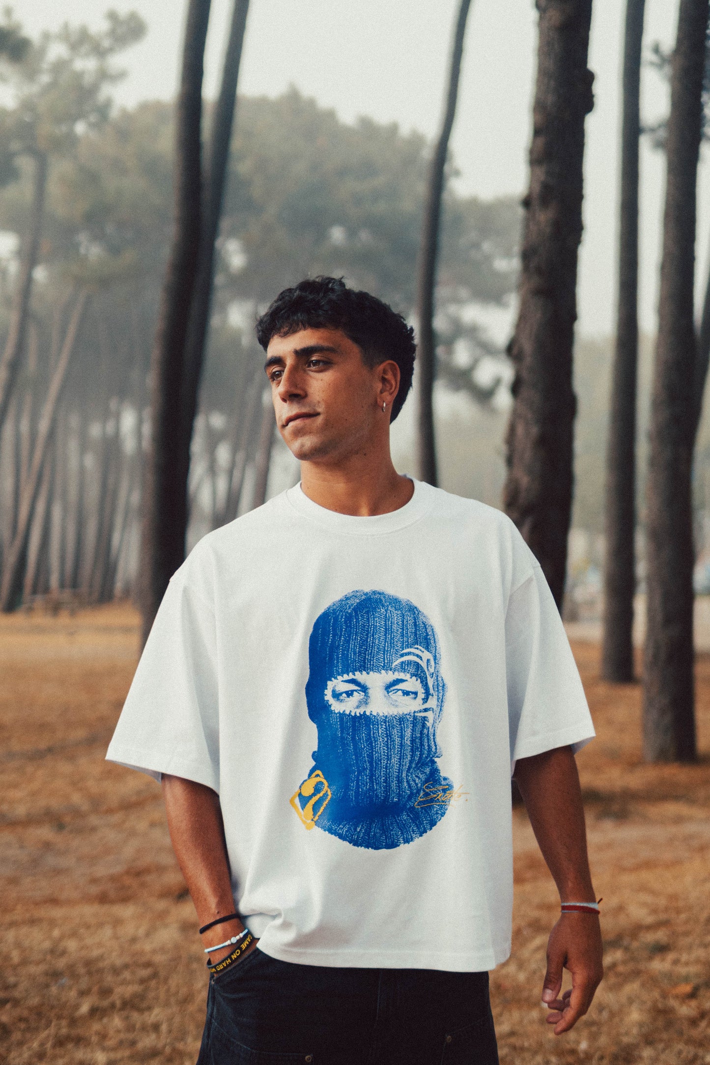 MAD MIKE WHITE BOXY TEE