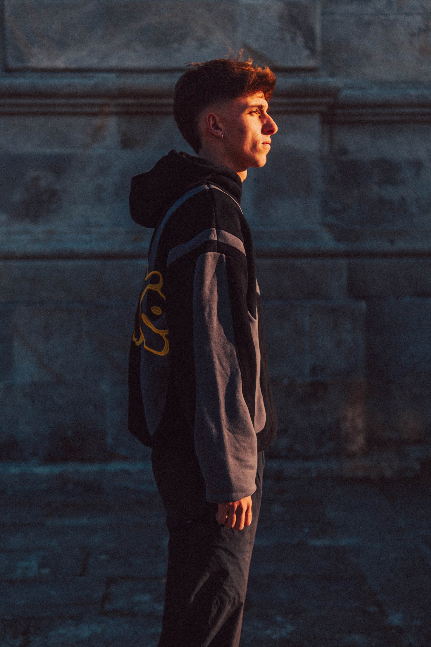 CONCEPT BLACK BOXY HOODIE