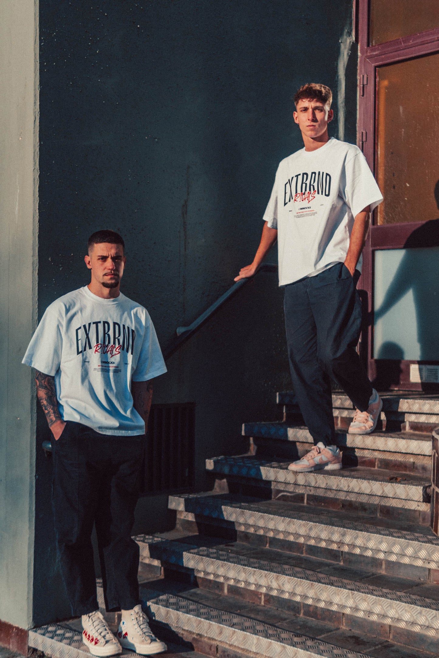 RIVALS WHITE BOXY TEE
