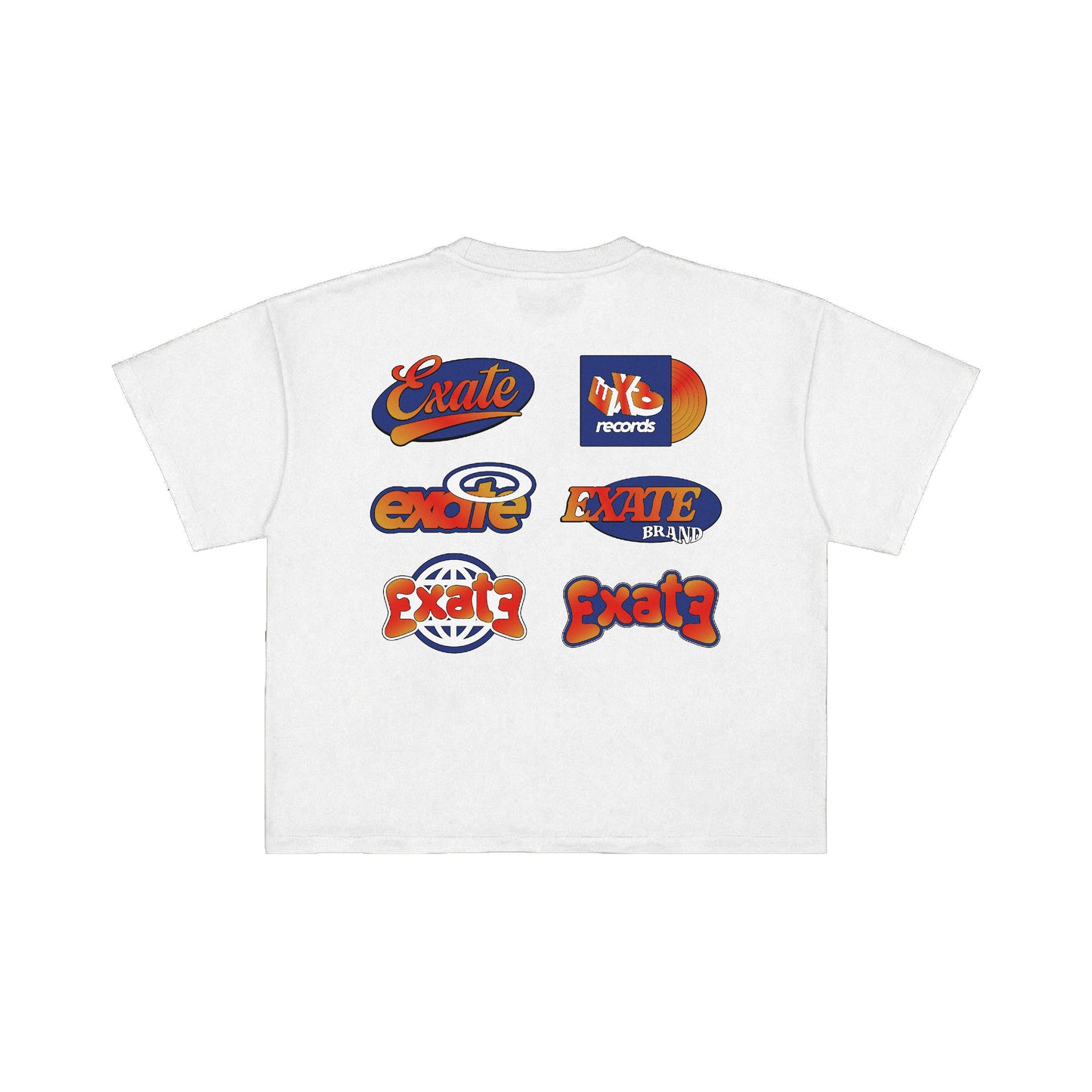 SKETCH WHITE BOXY TEE