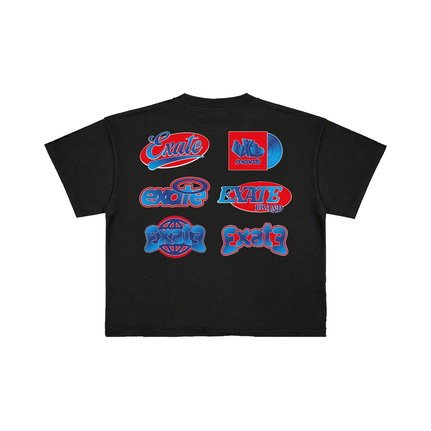 SKETCH BLACK BOXY TEE