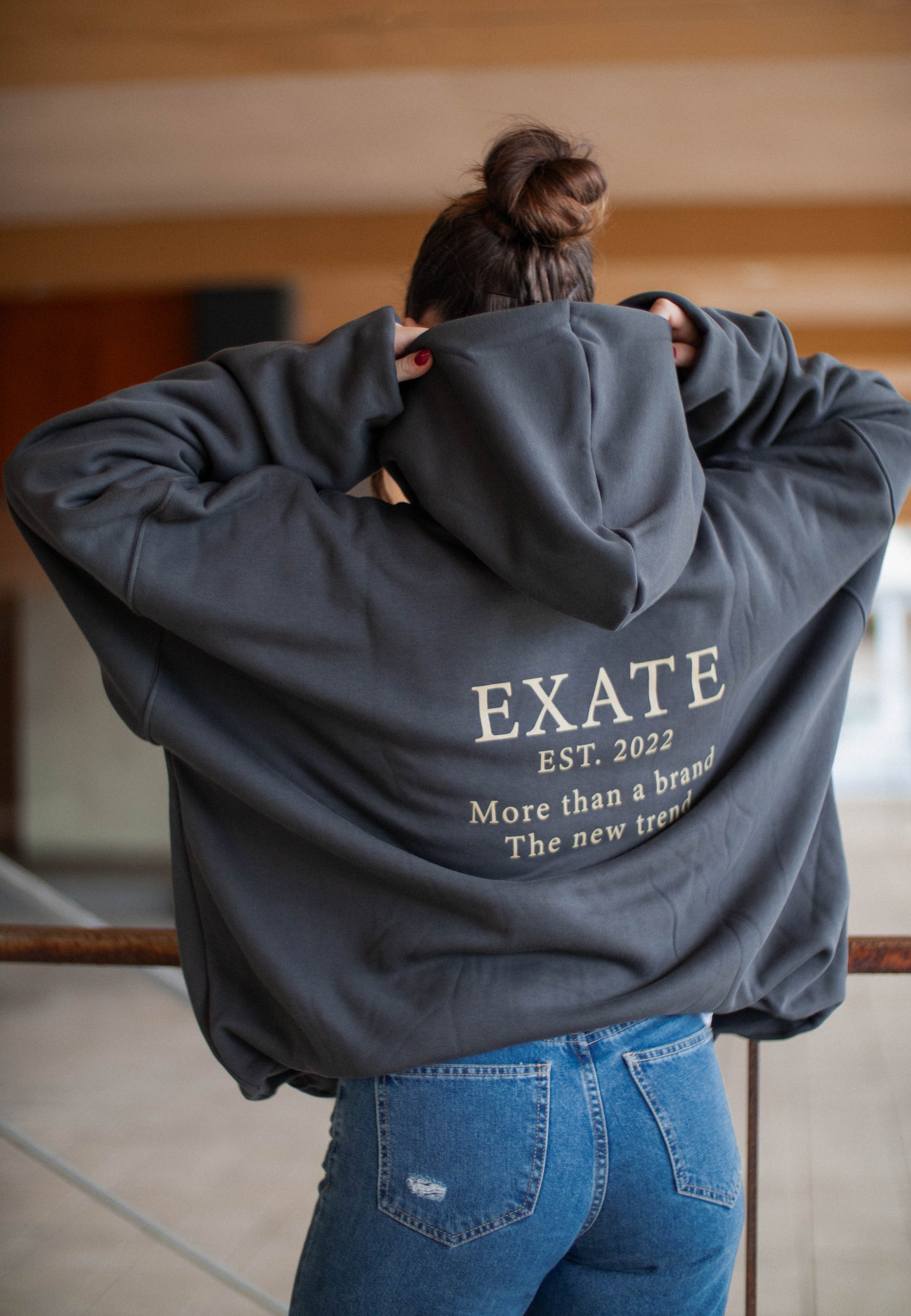 ROOKIE SHIP GRAY BOXY HOODIE