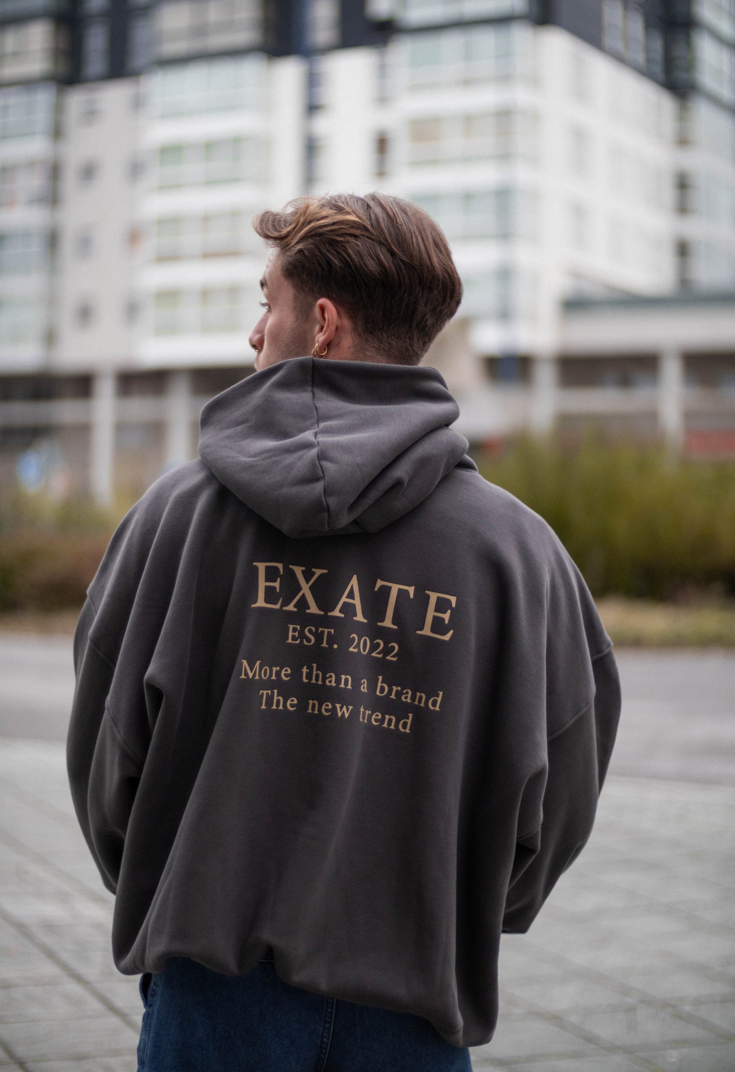 ROOKIE SHIP GRAY BOXY HOODIE