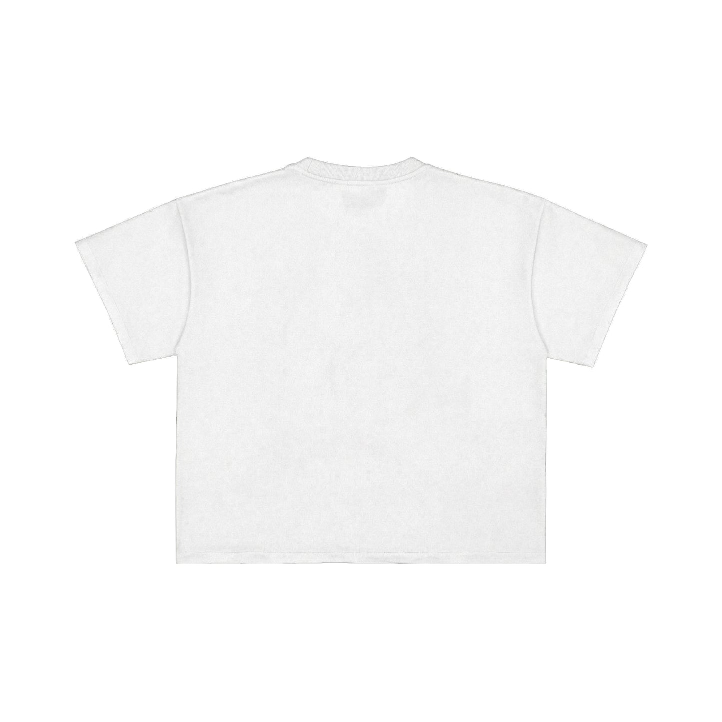 STEEZE WHITE BOXY TEE