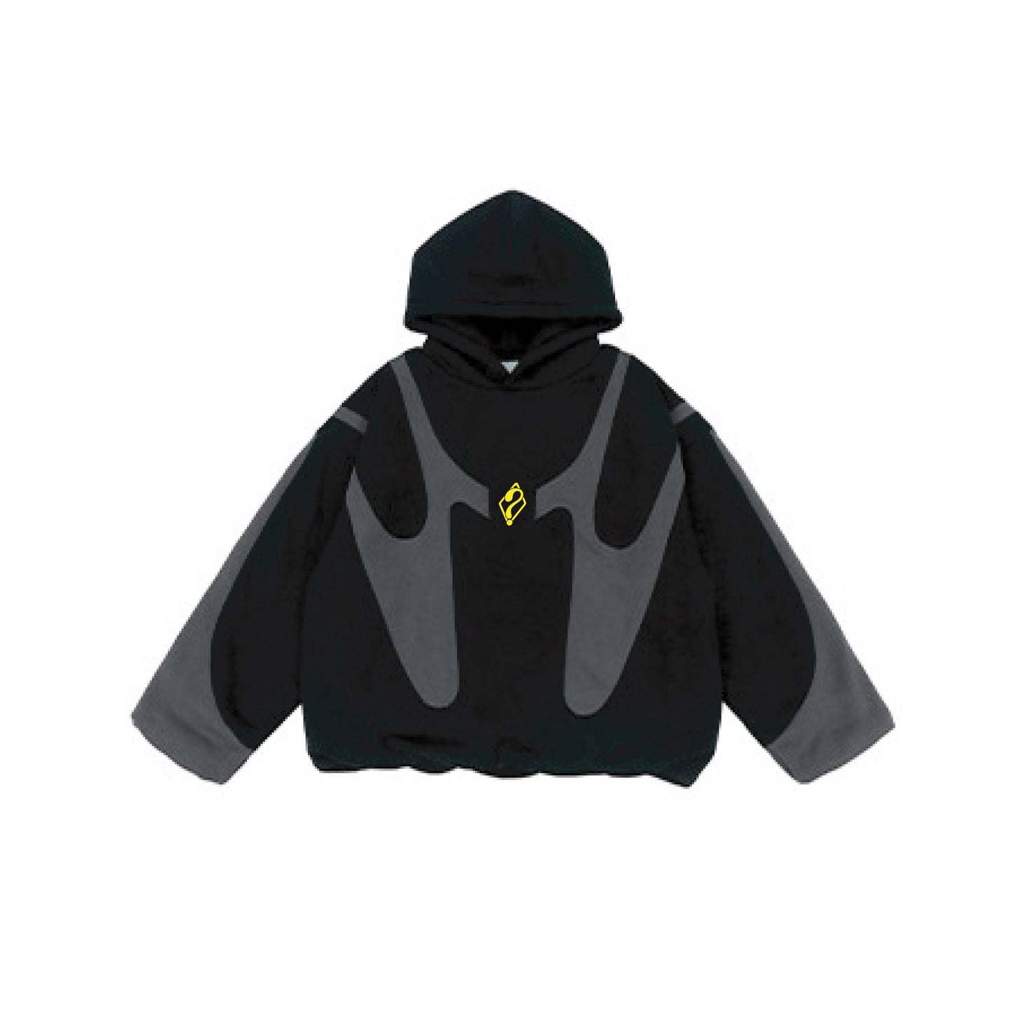 CONCEPT BLACK BOXY HOODIE