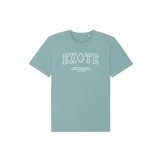 ENDLESS SUMMER WALLY TEAL MONSTERA TEE