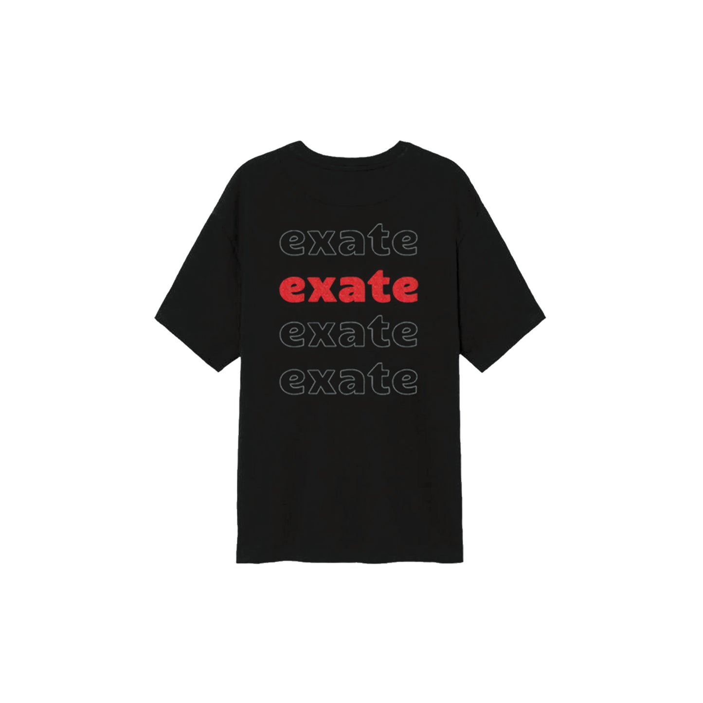 REPEATED EXATE BLACK TEE
