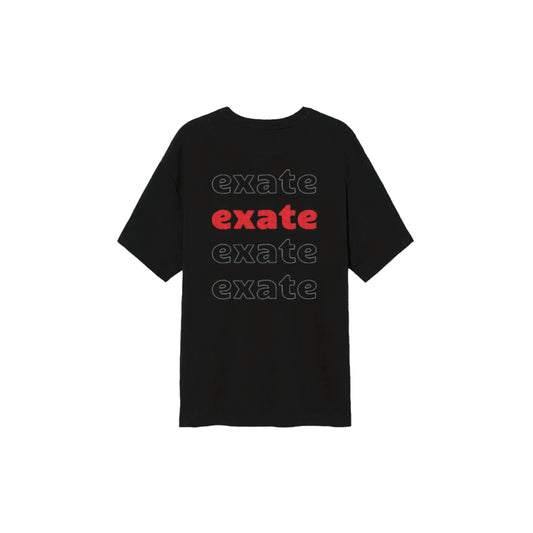 REPEATED EXATE BLACK TEE