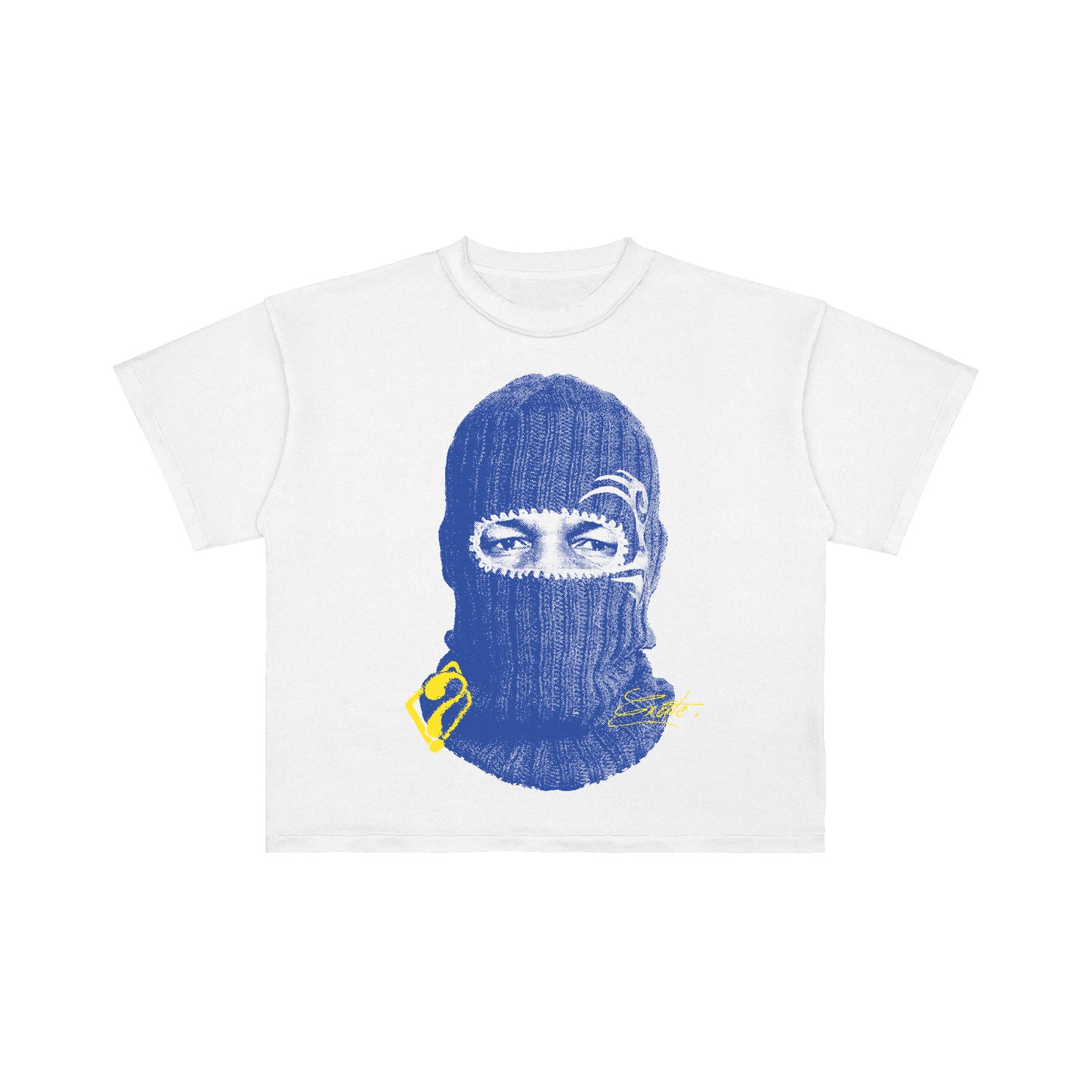 MAD MIKE WHITE BOXY TEE
