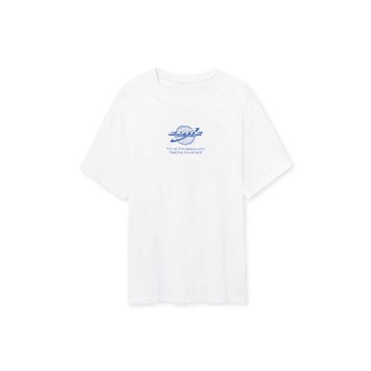 WORLDWIDE WHITE TEE