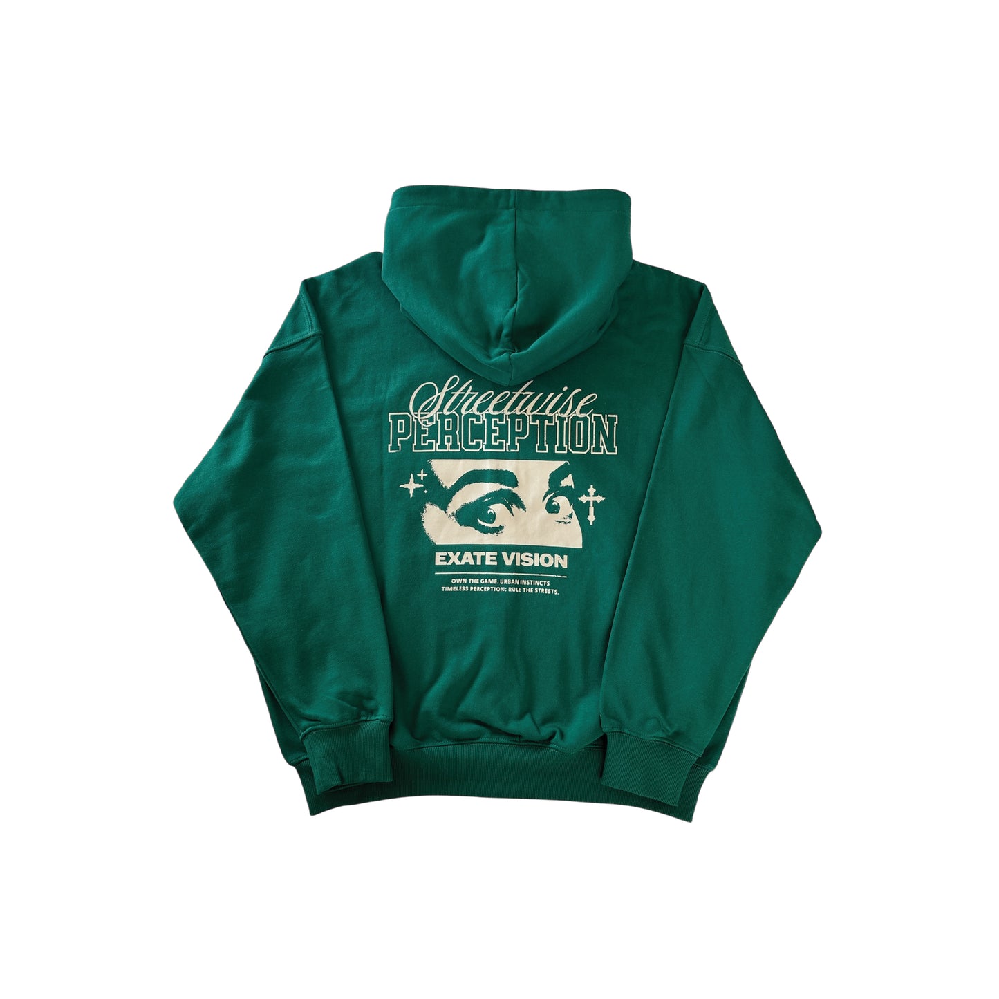 STREETWISE PINE GREEN ZIP HOODIE