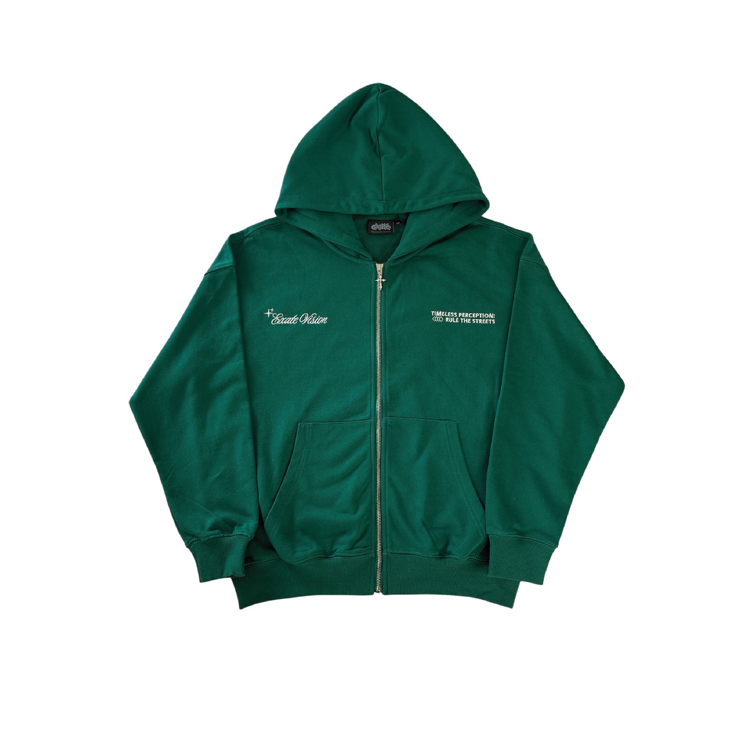 STREETWISE PINE GREEN ZIP HOODIE