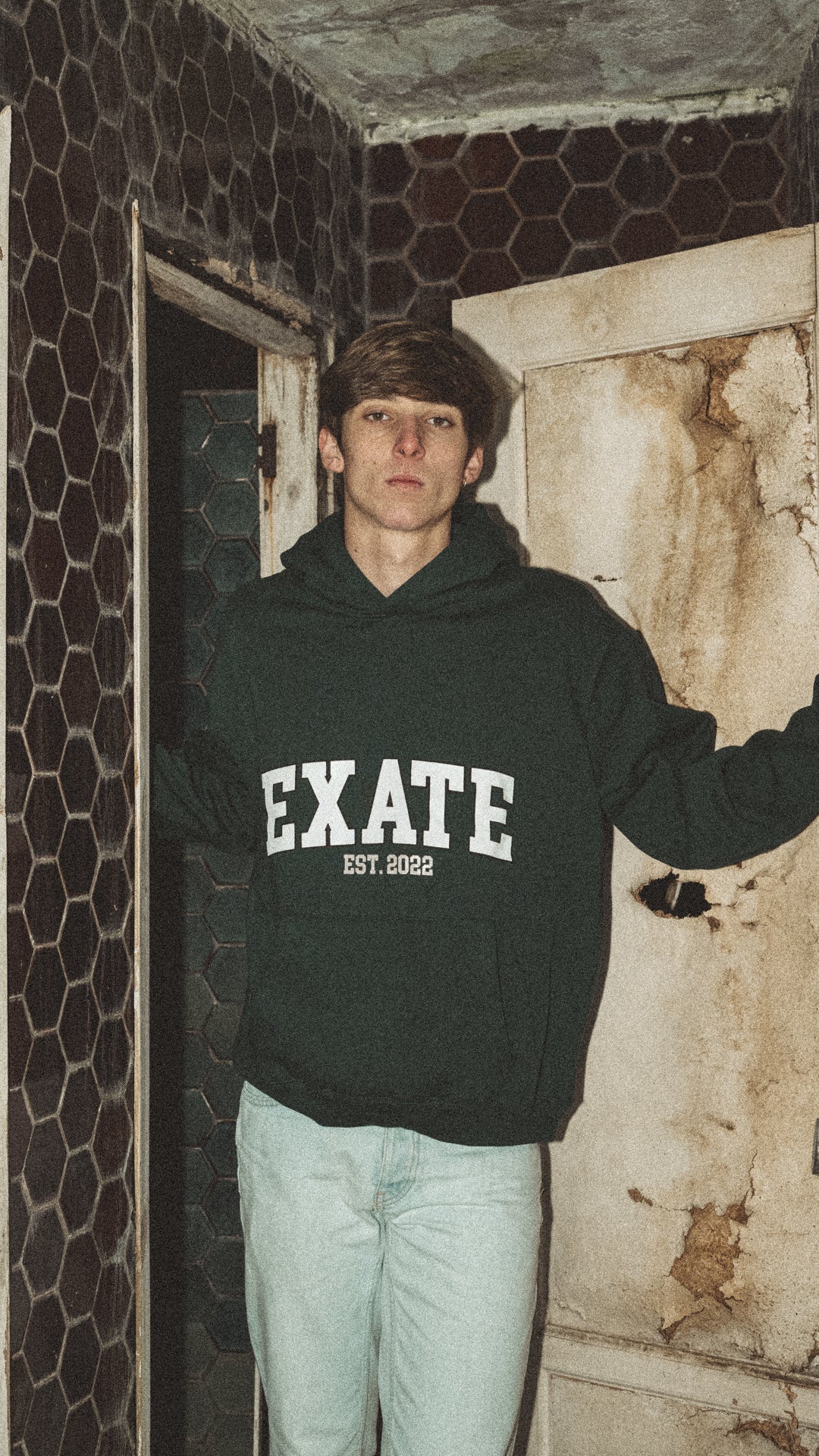 UNIVERSITY PINE GREEN HOODIE