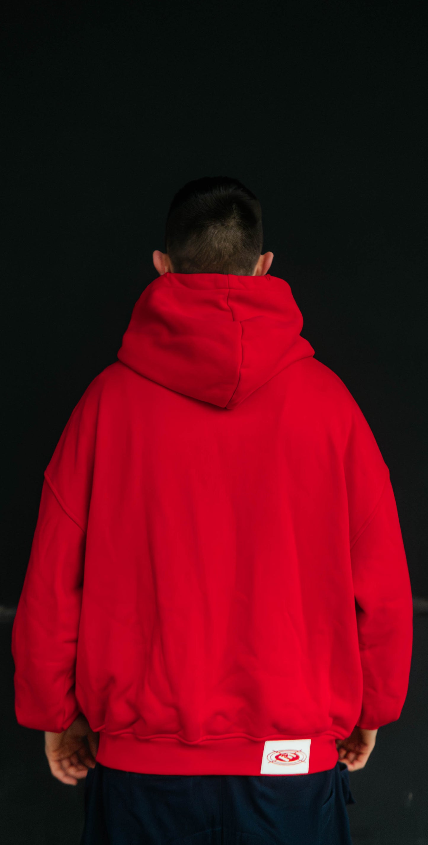 BEAST RED ZIP HOODIE