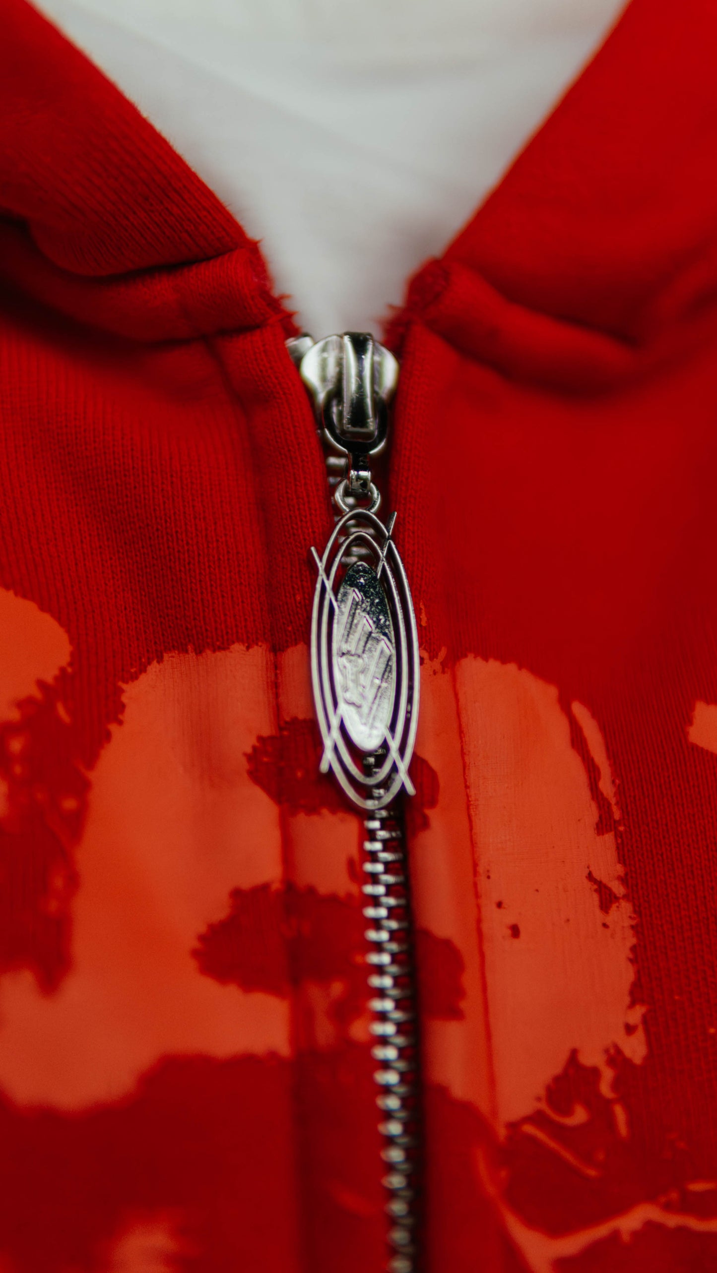 BEAST RED ZIP HOODIE