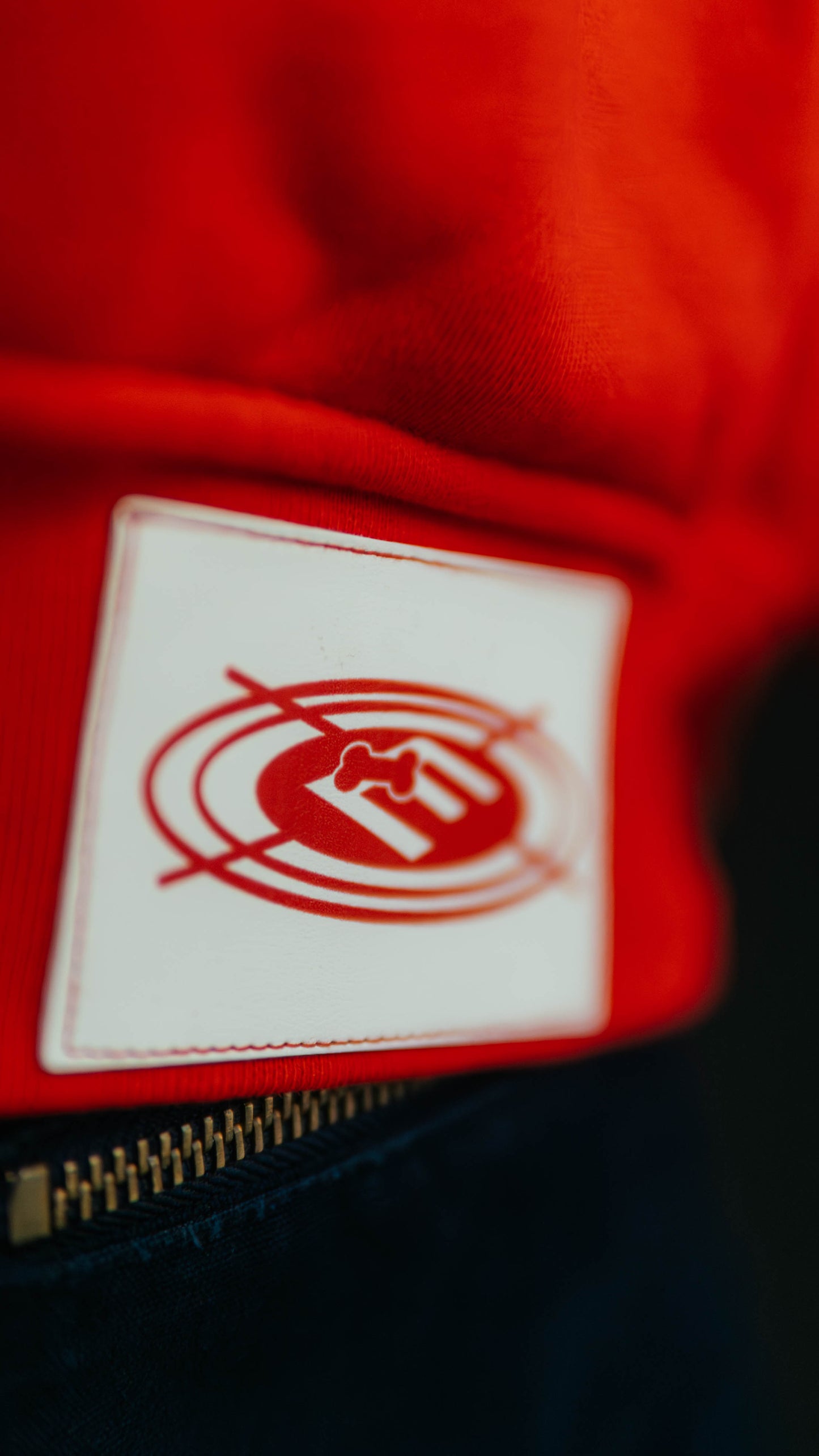 BEAST RED ZIP HOODIE