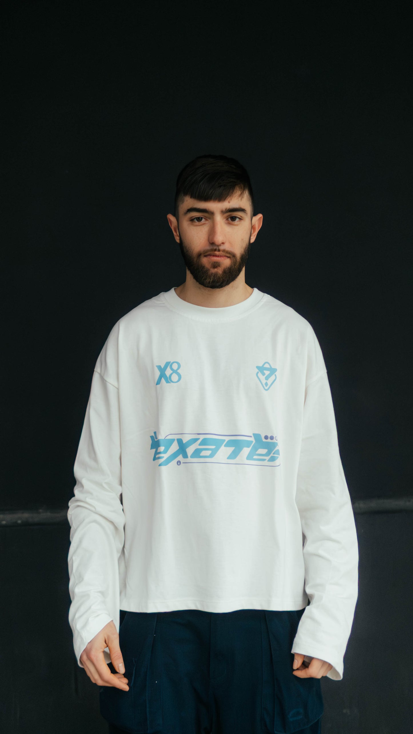 DRAFT WHITE BOXY LONGSLEEVE