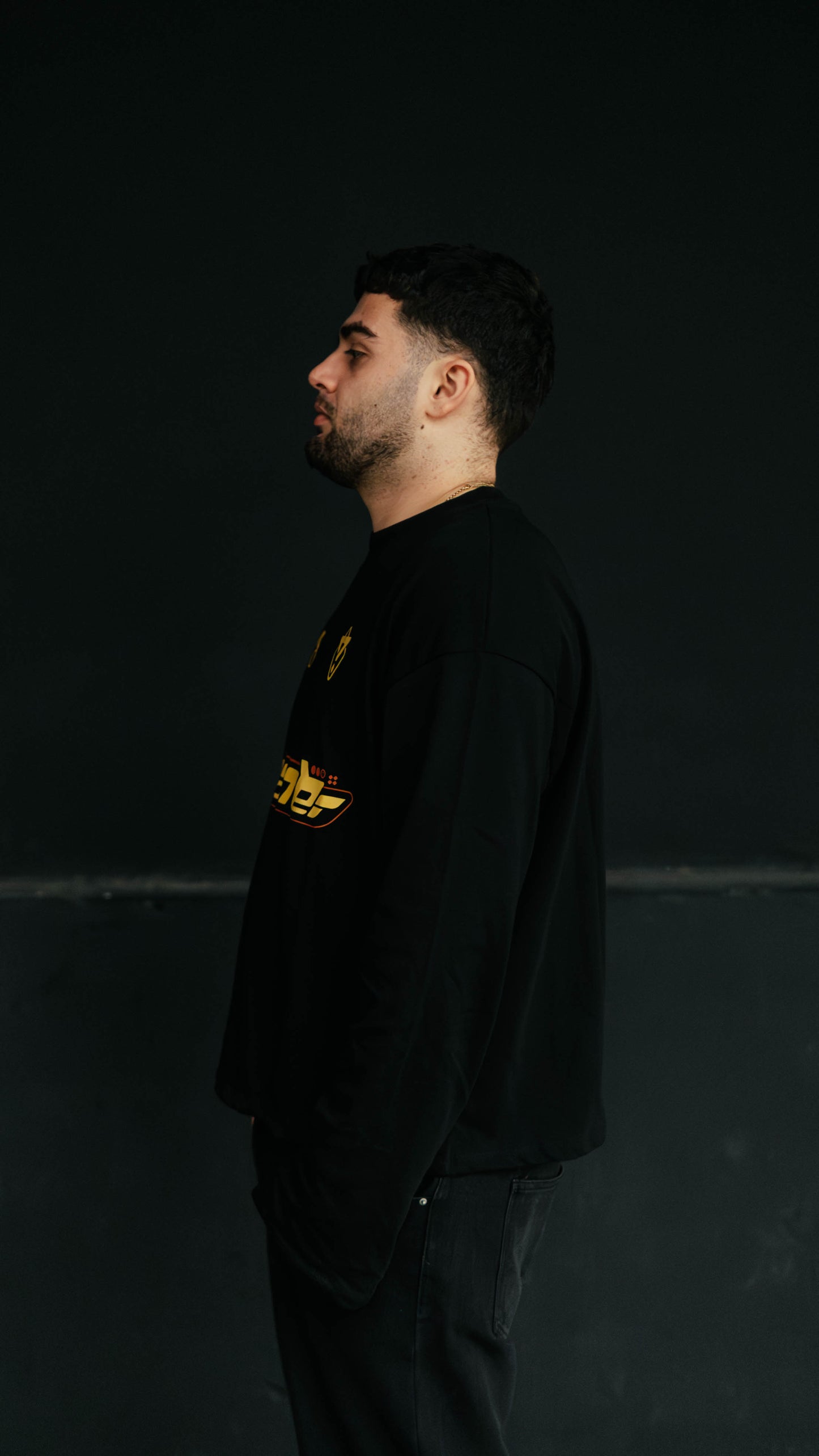 DRAFT BLACK BOXY LONGSLEEVE