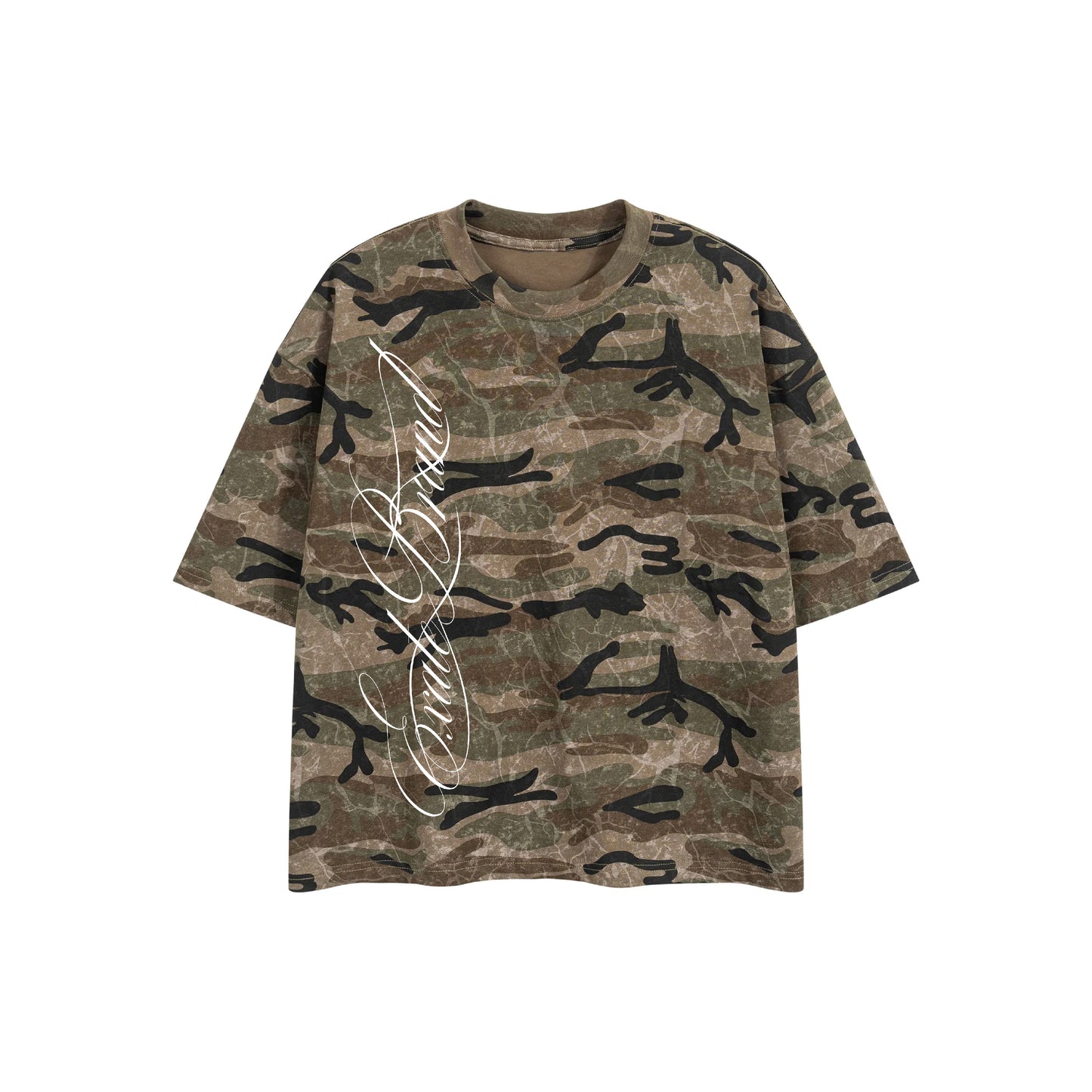 QUILL CAMO BOXY TEE