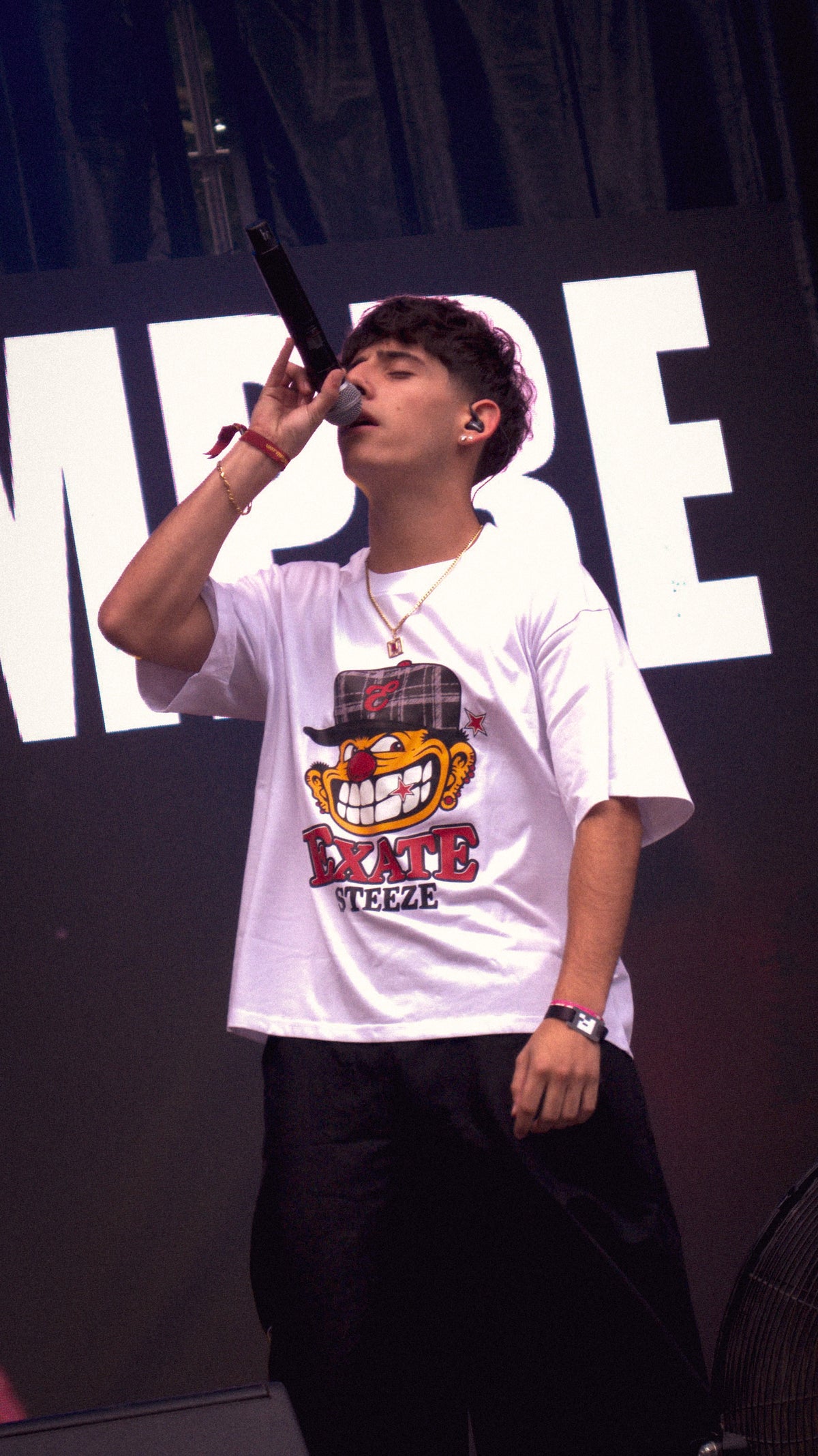 STEEZE WHITE BOXY TEE