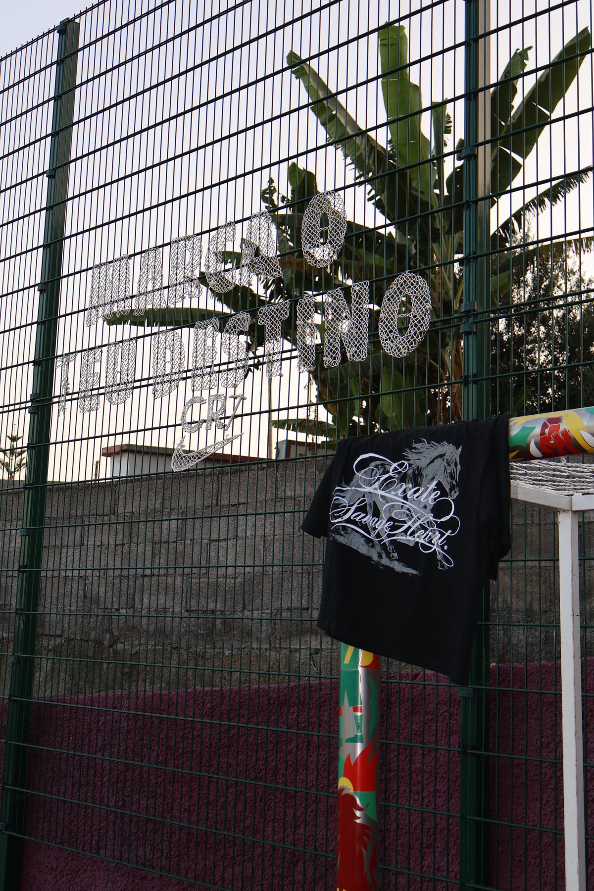 SAVAGE HEART BLACK BOXY TEE