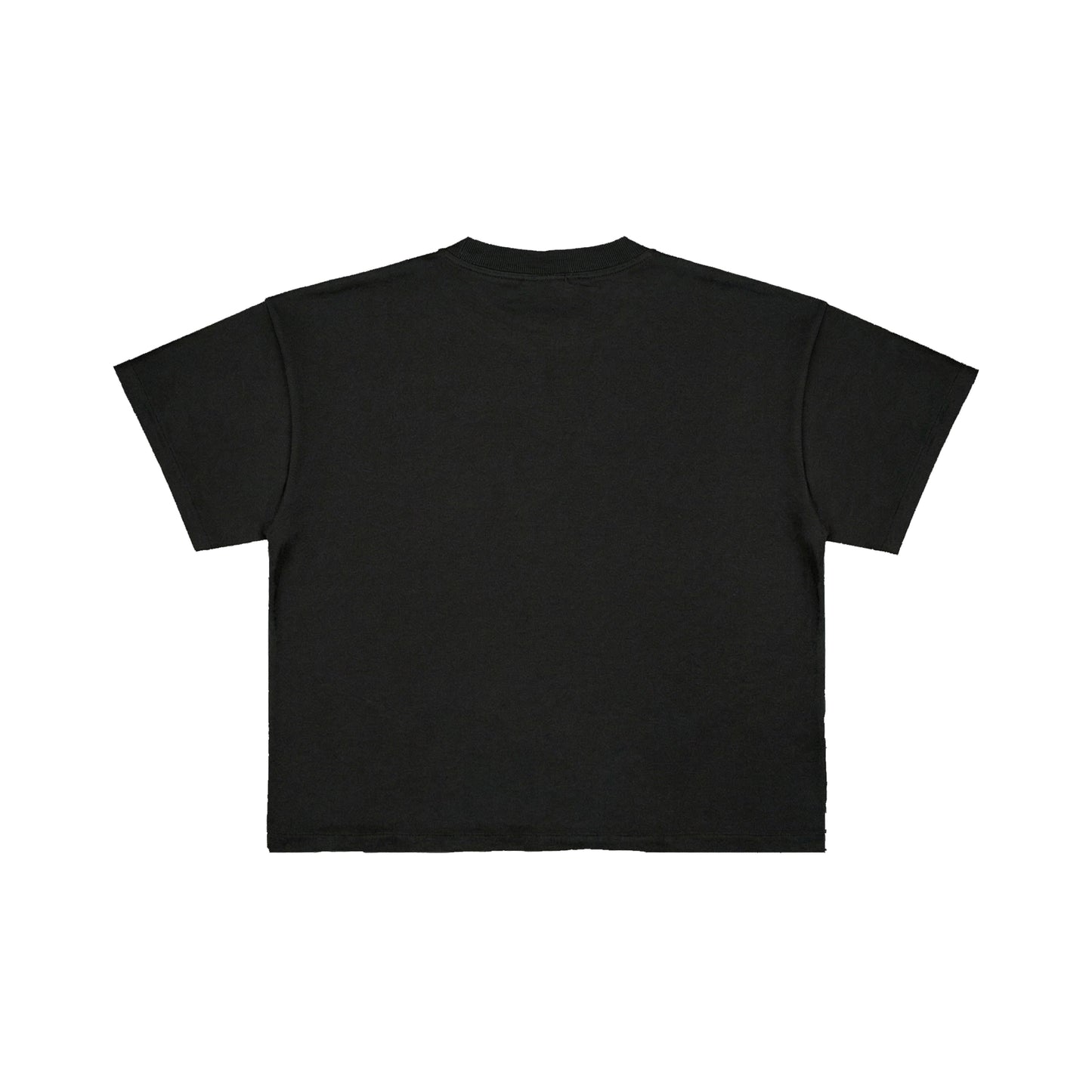 SAVAGE HEART BLACK BOXY TEE