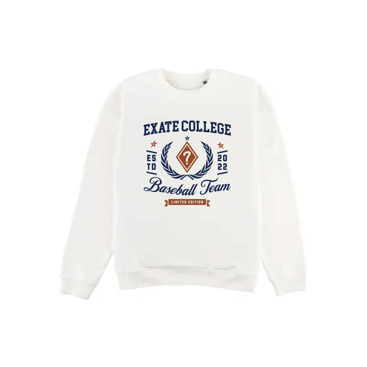 COLLEGE OFF WHITE CREWNECK