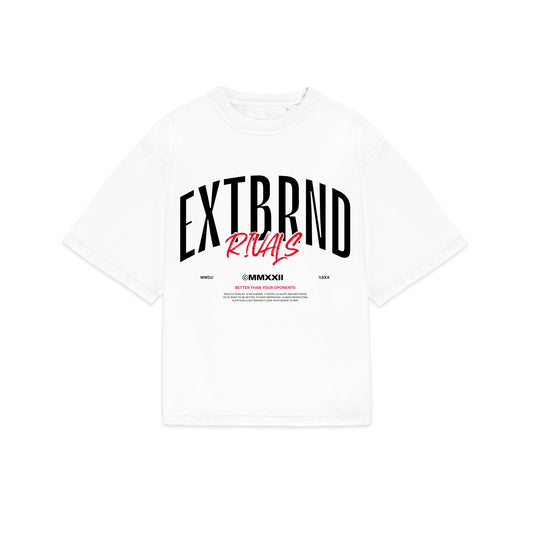 RIVALS WHITE BOXY TEE