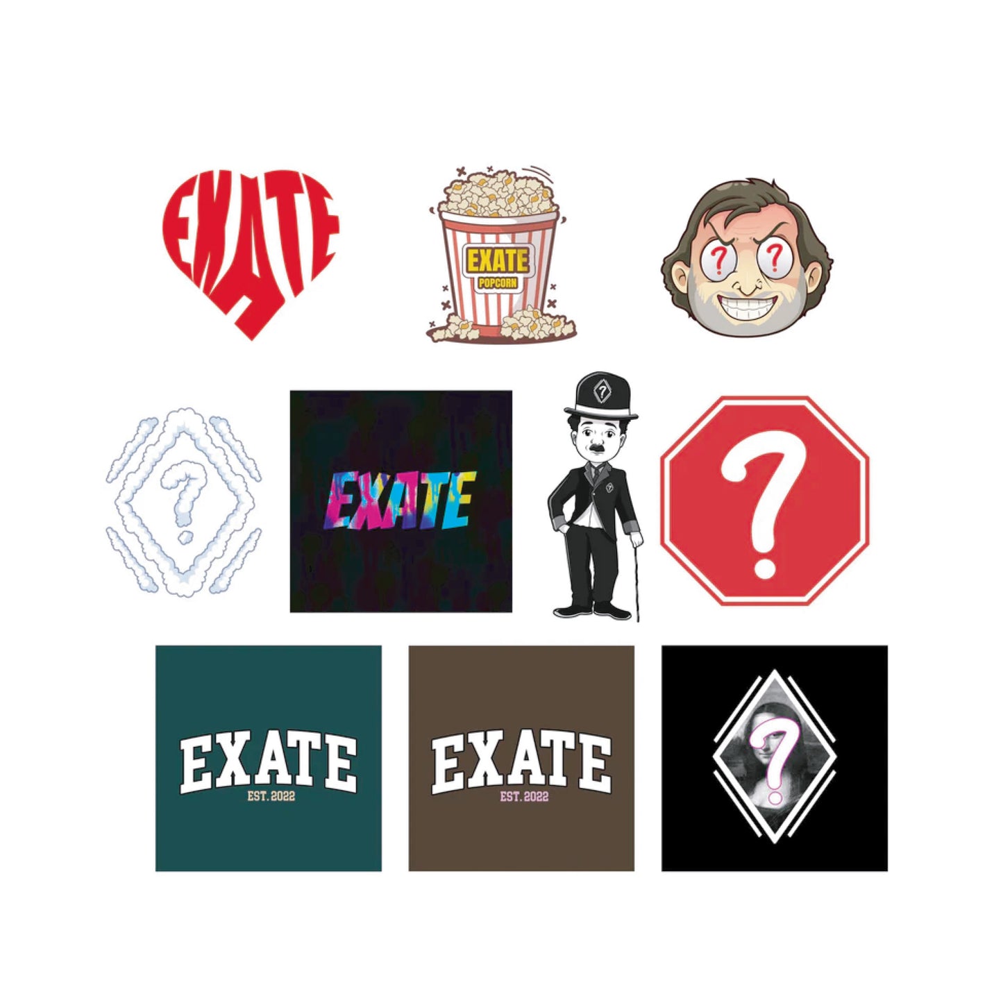 ALL EXATE 01 STICKERS PACK