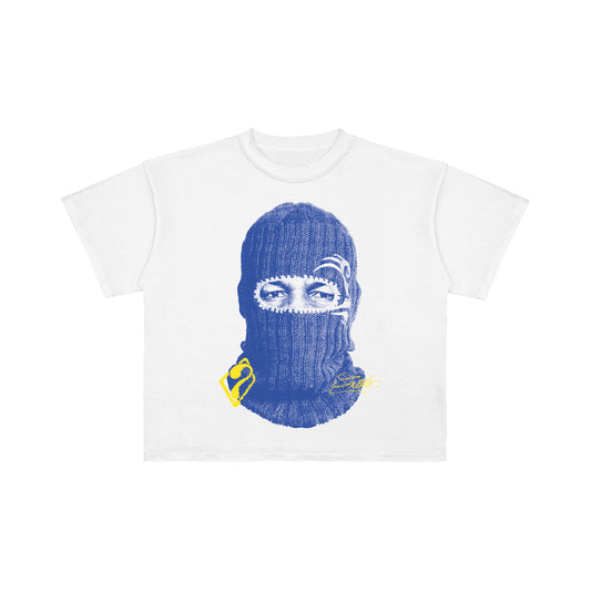 MAD MIKE WHITE BOXY TEE
